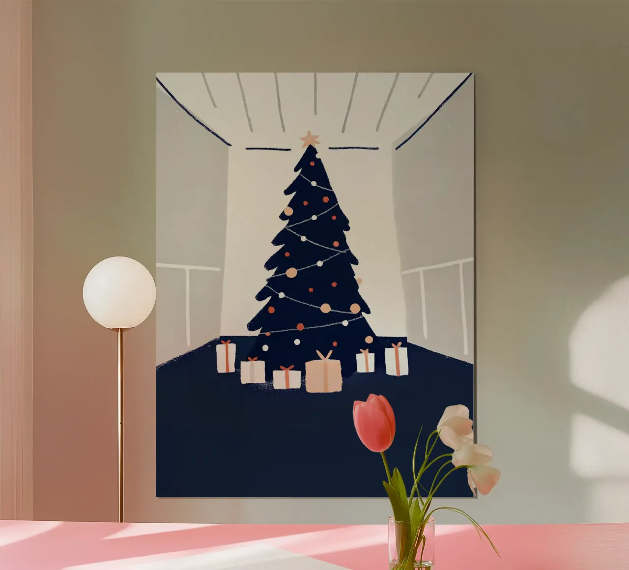 Albero di Natale e regali carta hahnemühle da PERSONAL TOUCH