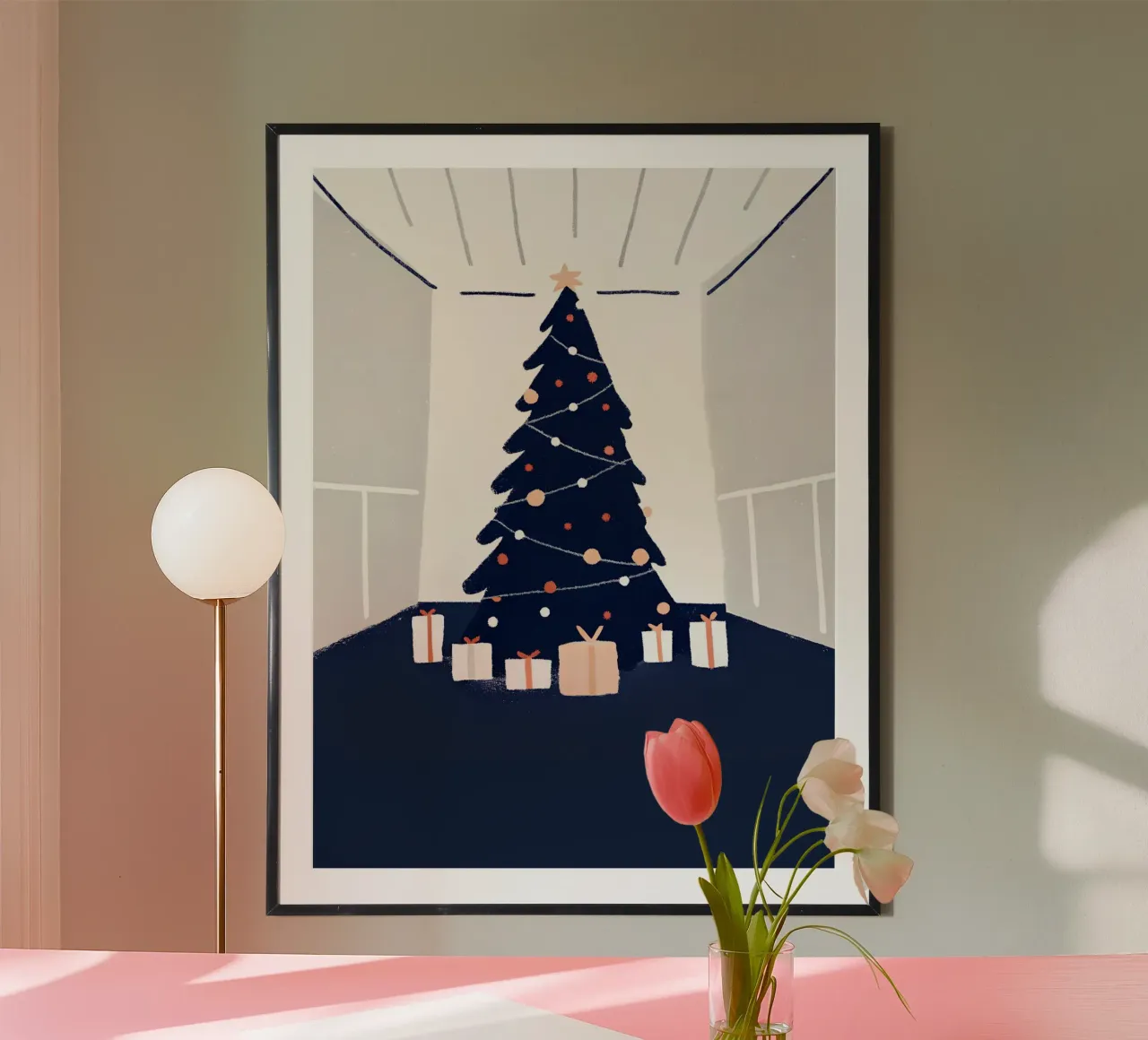 Albero di Natale e regali carta hahnemühle da PERSONAL TOUCH