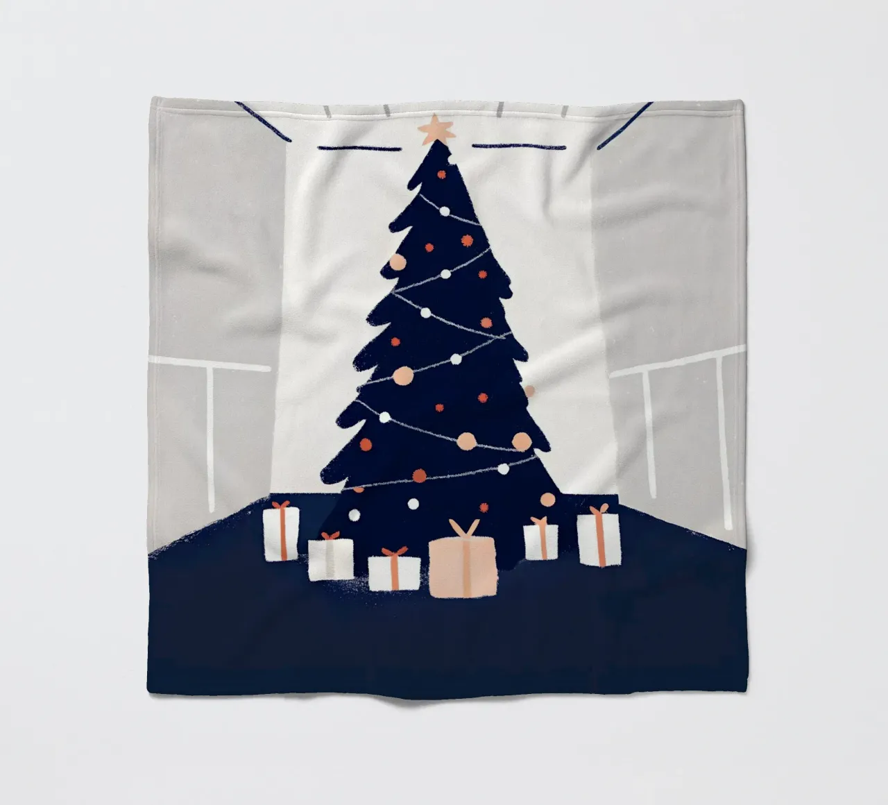 Albero di Natale e regali coperta in pile da PERSONAL TOUCH