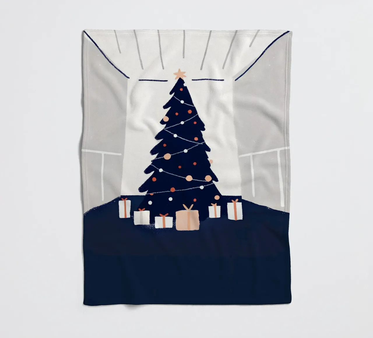 Albero di Natale e regali coperta in pile da PERSONAL TOUCH