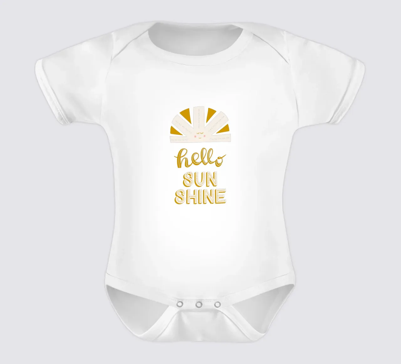 Ciao Sunshine body neonato maniche corte da nicigabrieldesigns