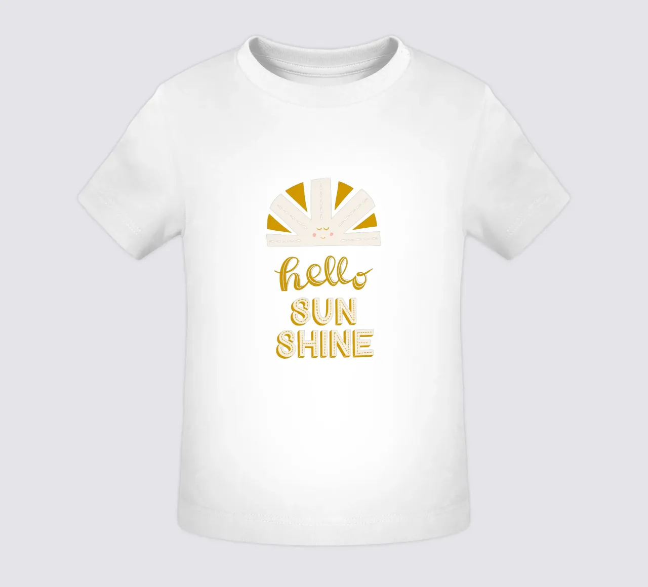 Ciao Sunshine maglietta neonato da nicigabrieldesigns