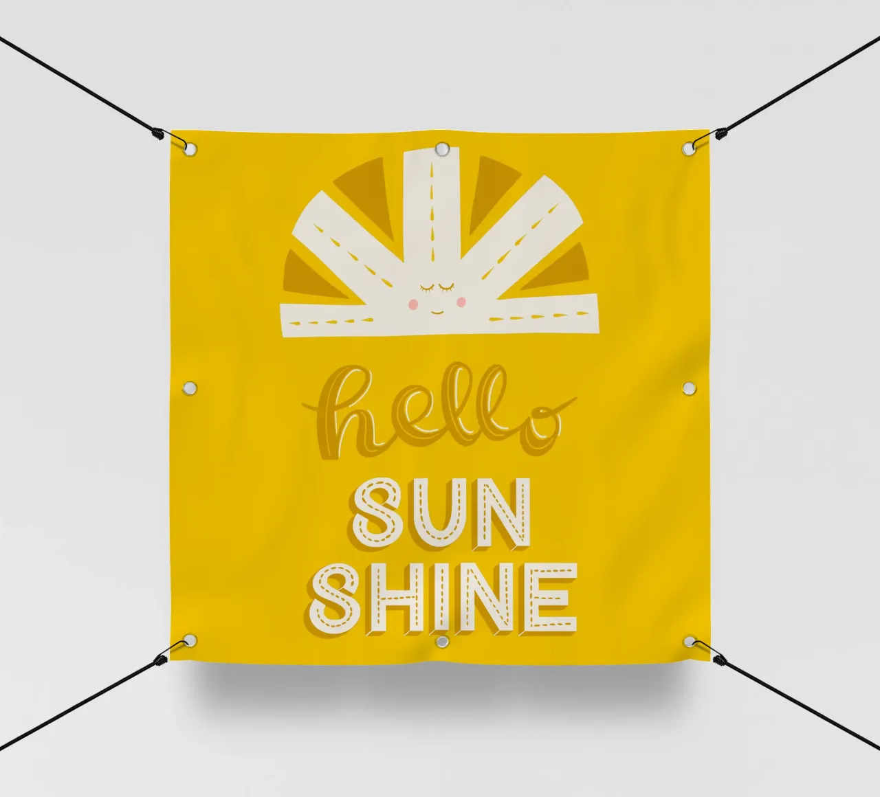 Ciao Sunshine telo in pvc da nicigabrieldesigns