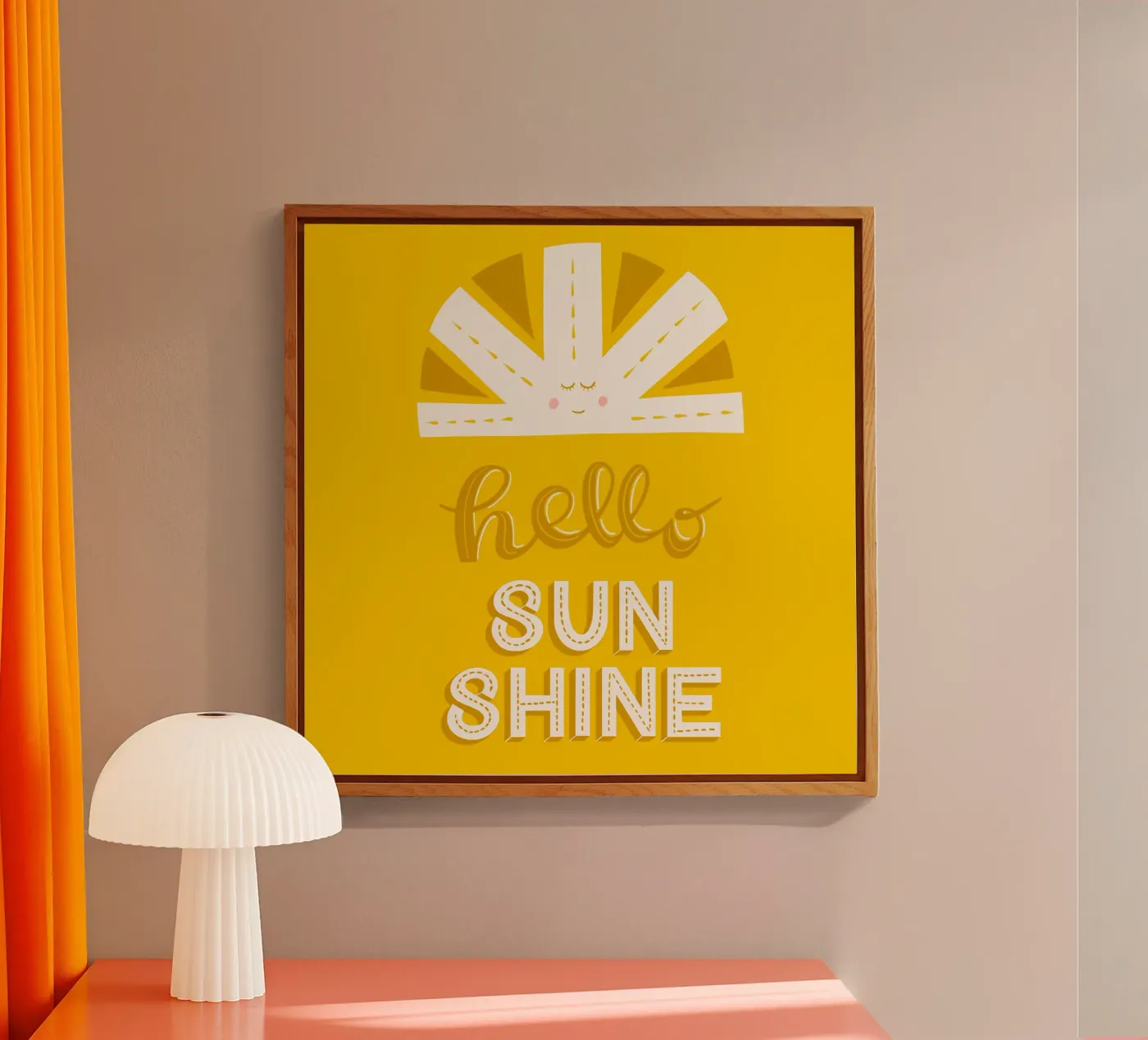 Hallo Sunshine plexiglass da nicigabrieldesigns