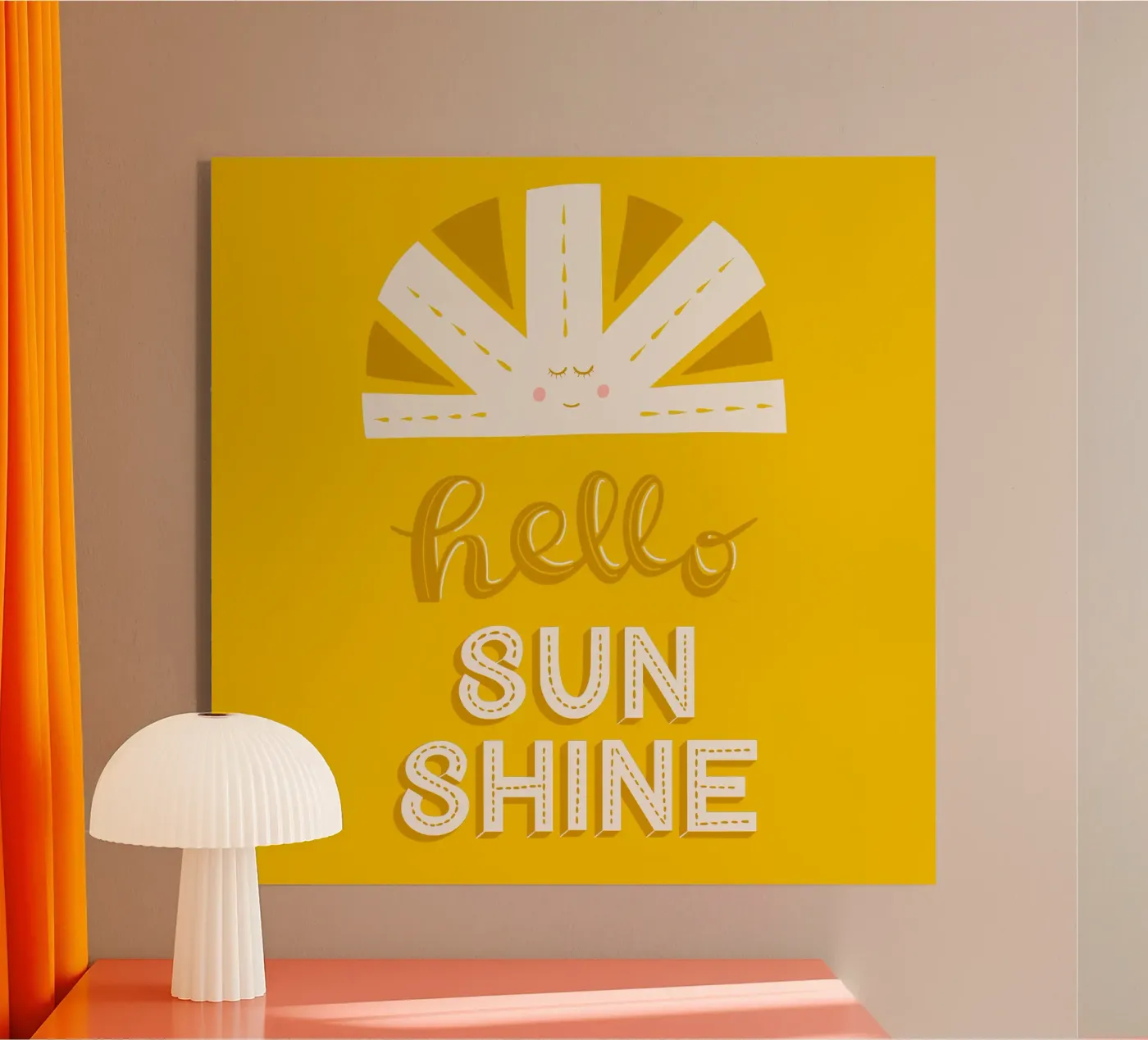 Hallo Sunshine plexiglass da nicigabrieldesigns