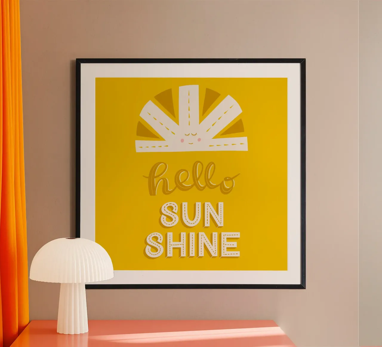 Ciao Sunshine carta hahnemühle da nicigabrieldesigns