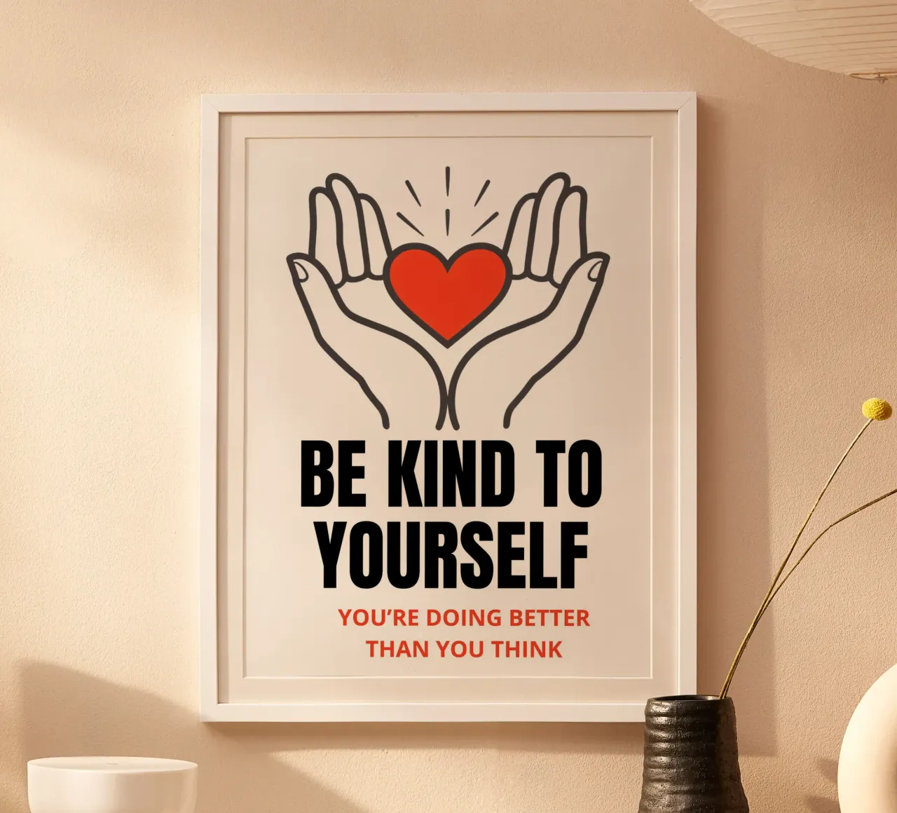 Be kind to yourself carta hahnemühle da artshop