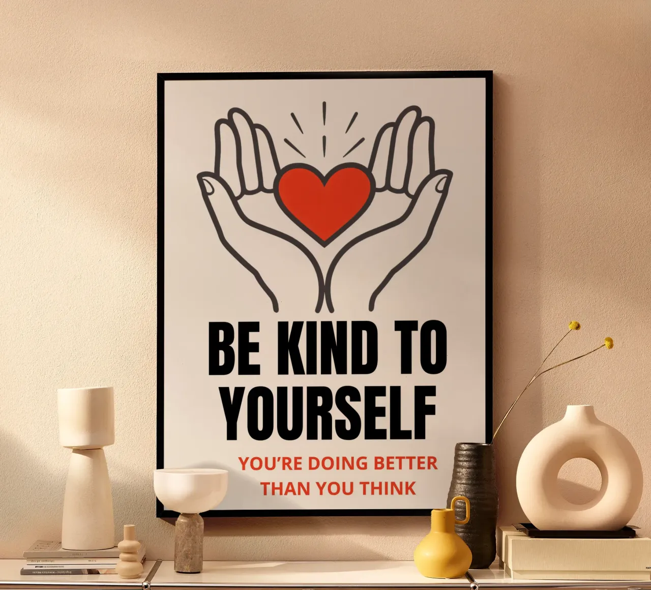 Be kind to yourself carta hahnemühle da artshop