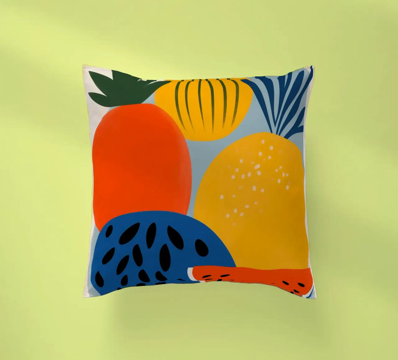 Frutta fresca colorata | Design scandinavo cuscino da Autofocus