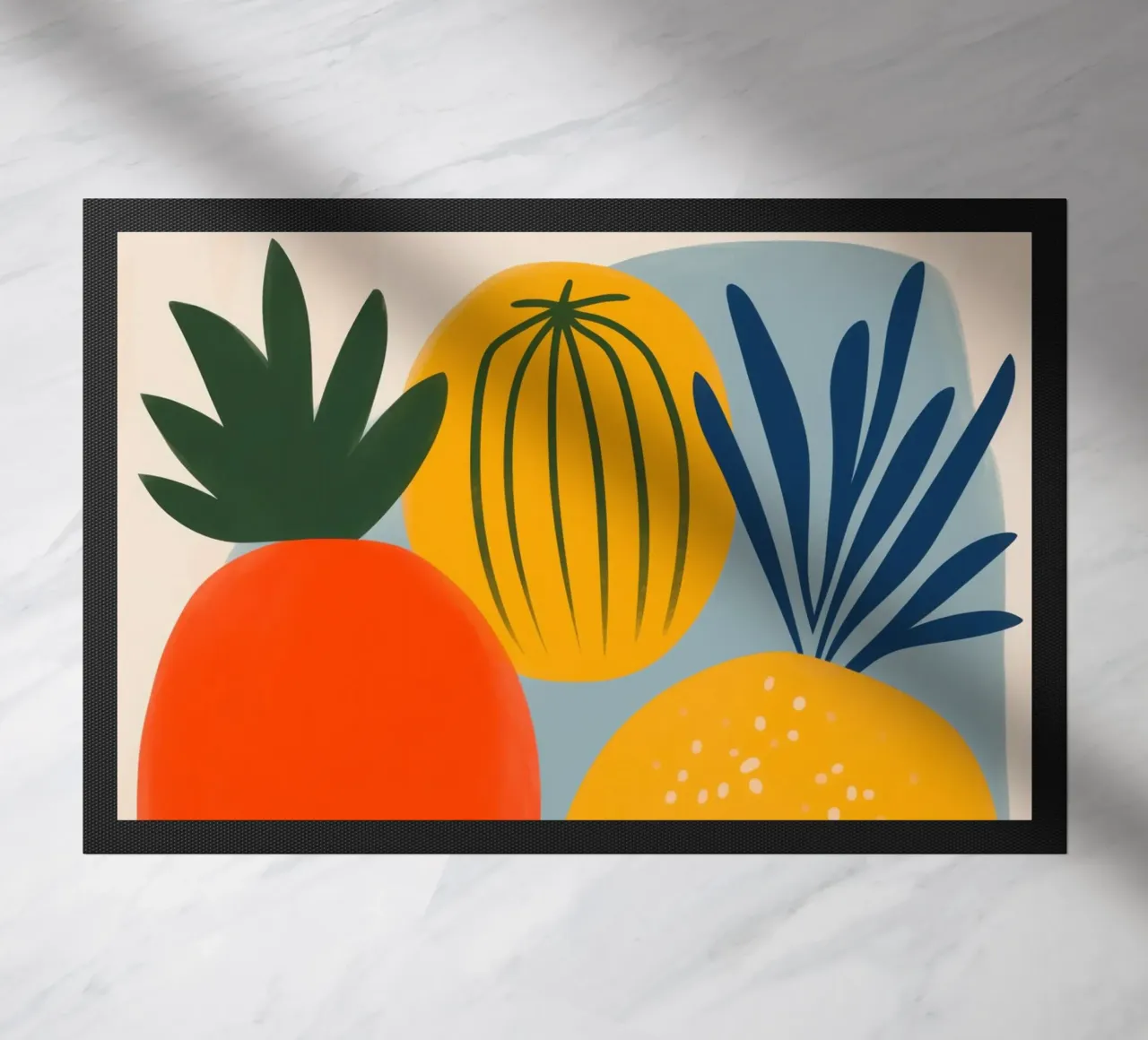 Frutta fresca colorata | Design scandinavo zerbino da Autofocus