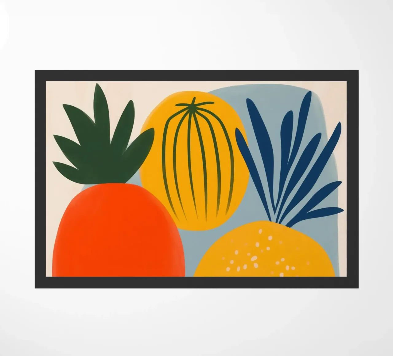 Frutta fresca colorata | Design scandinavo zerbino da Autofocus