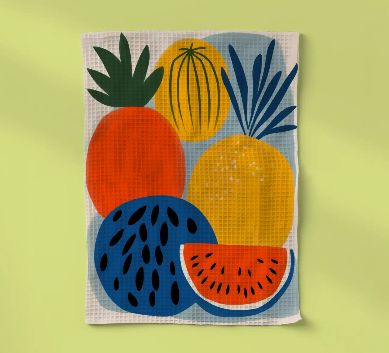 Frutta fresca colorata | Design scandinavo canovaccio da cucina da Autofocus