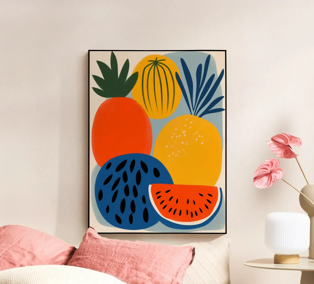 Frutta fresca colorata | Design scandinavo plexiglass da Autofocus