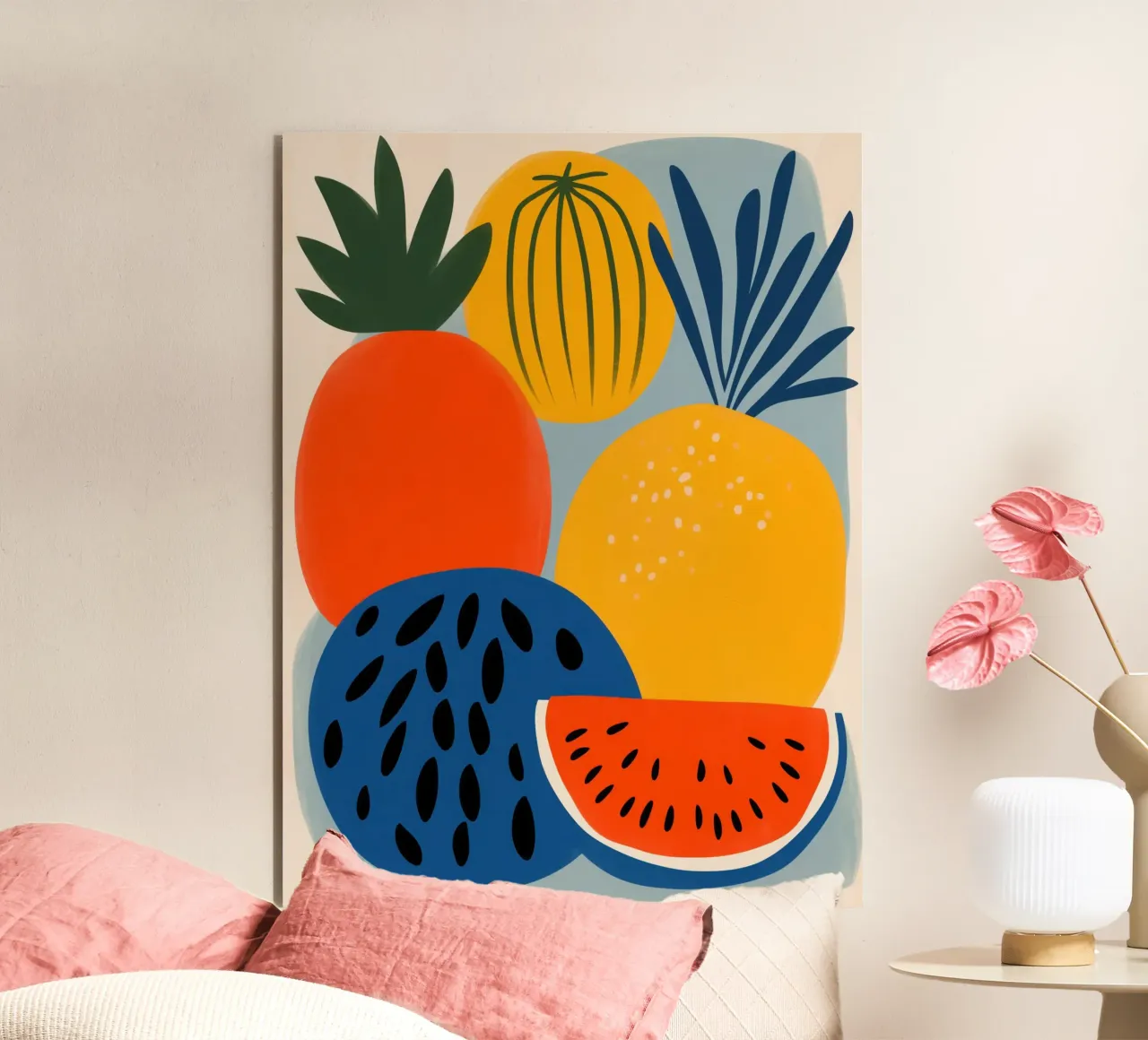 Frutta fresca colorata | Design scandinavo alluminio dibond da Autofocus