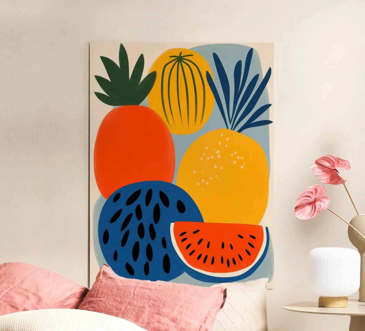 Frutta fresca colorata | Design scandinavo carta hahnemühle da Autofocus