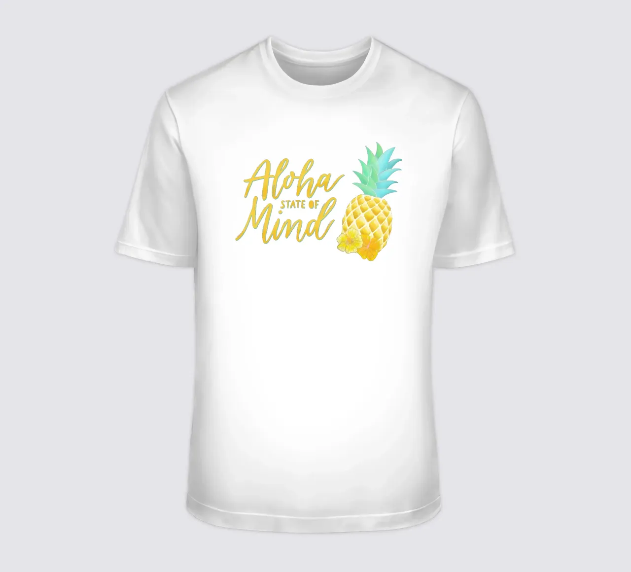 Stato d'animo Aloha t-shirt da CalliLetters