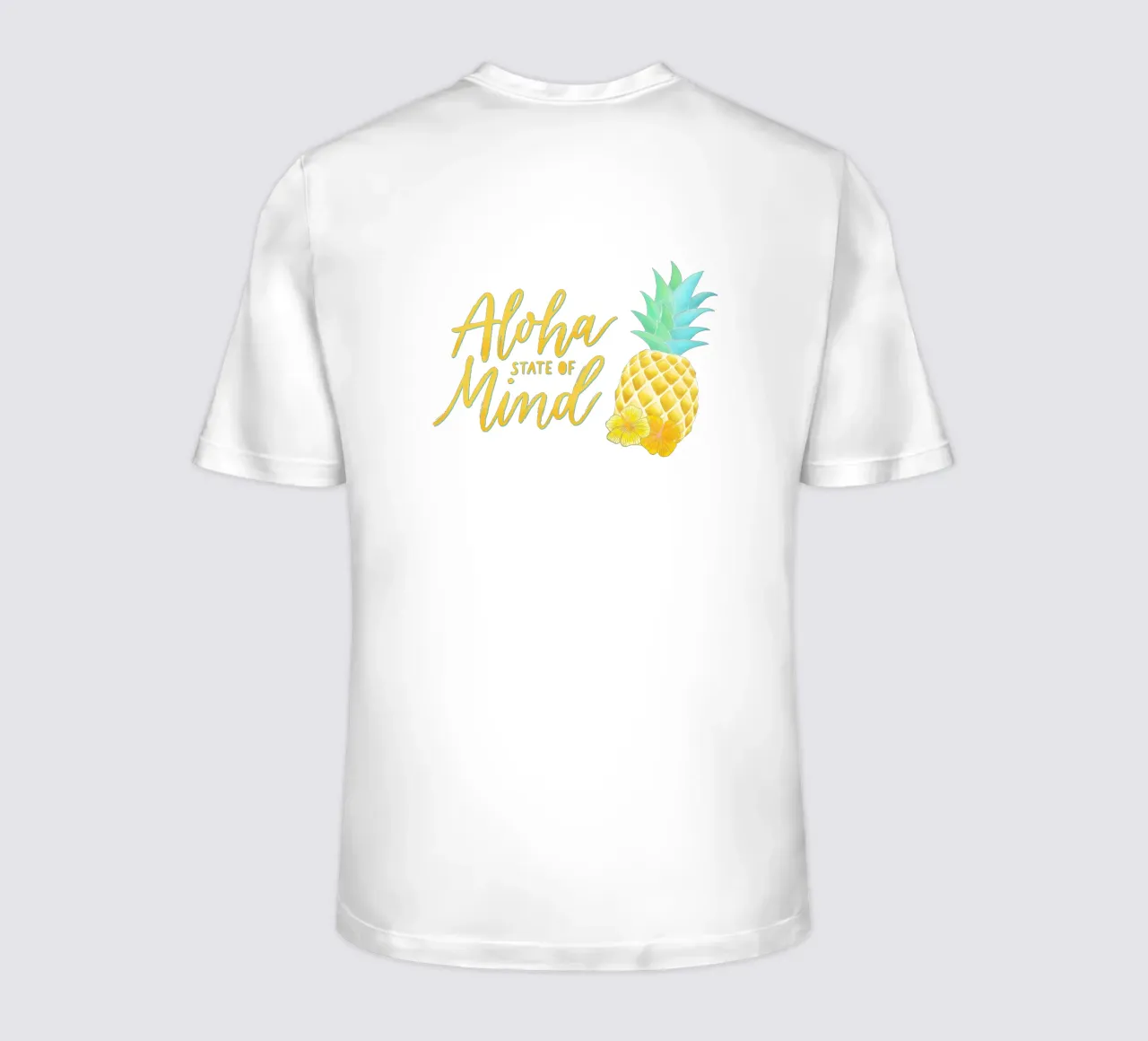Stato d'animo Aloha t-shirt da CalliLetters