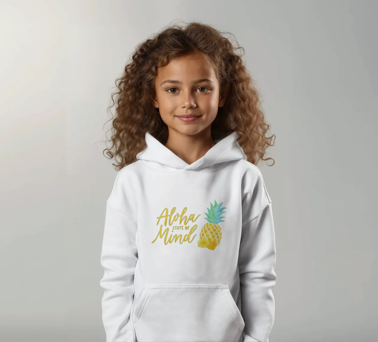 Aloha State of Mind Kinder Hoodie von CalliLetters