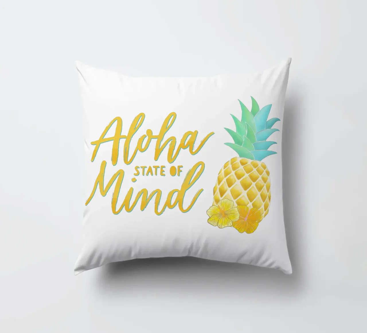 Stato d'animo Aloha cuscino da CalliLetters