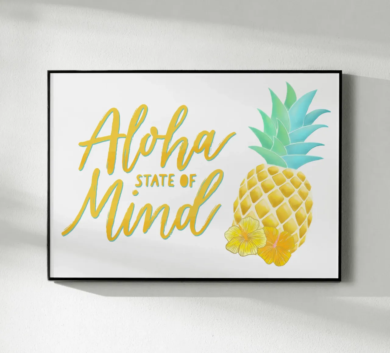 Stato d'animo Aloha plexiglass da CalliLetters