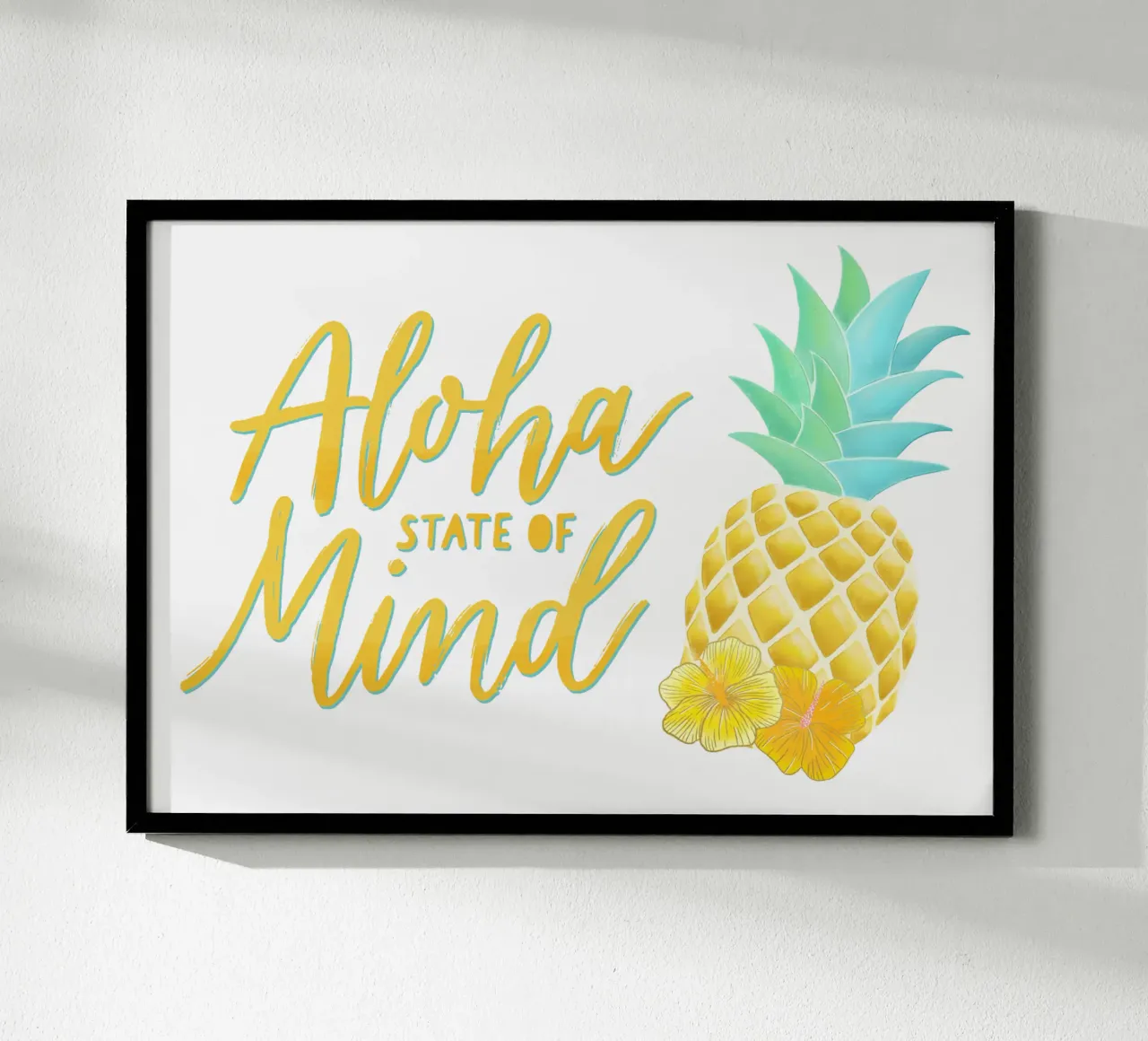 Stato d'animo Aloha carta hahnemühle da CalliLetters