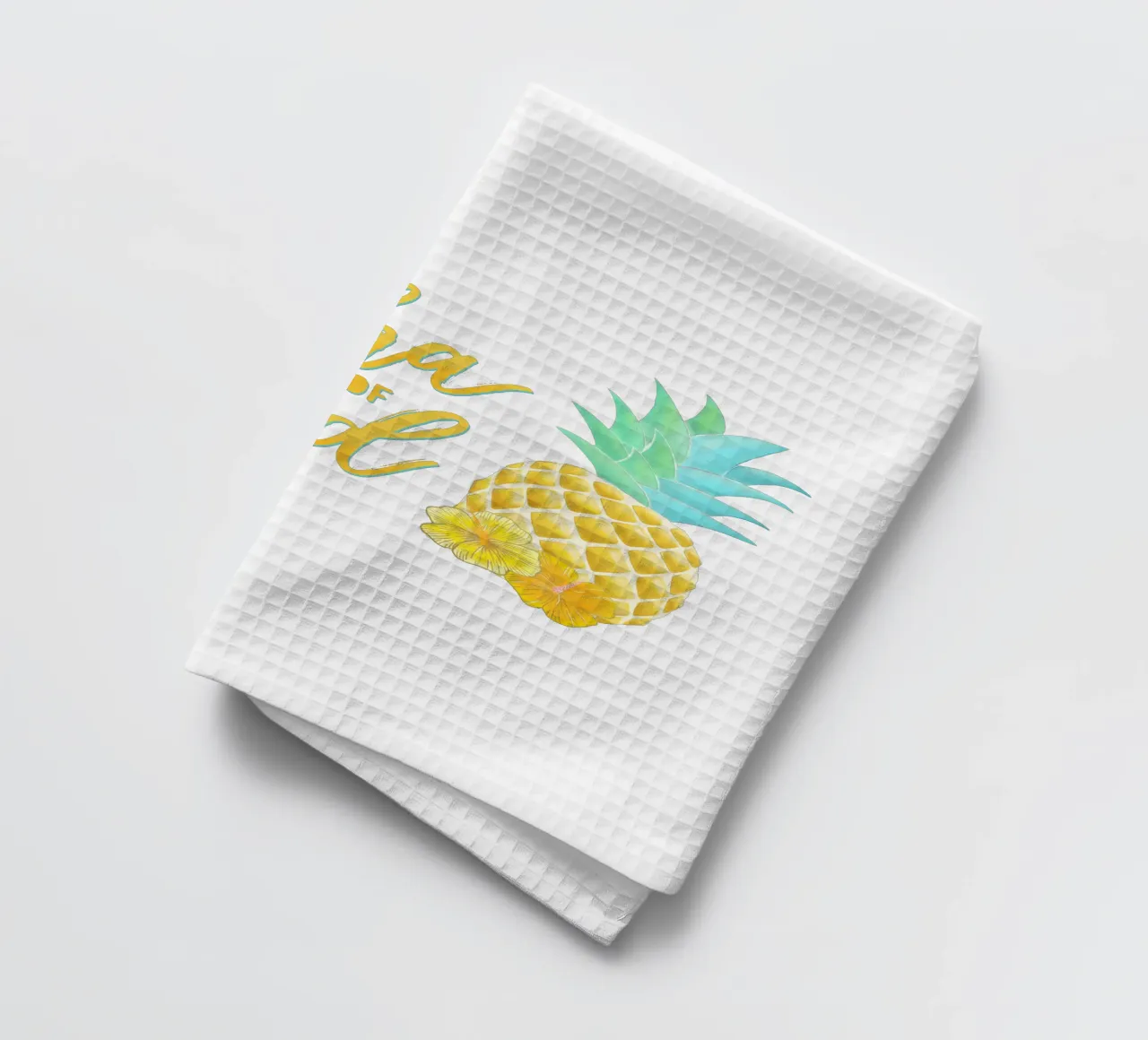 Stato d'animo Aloha canovaccio da cucina da CalliLetters
