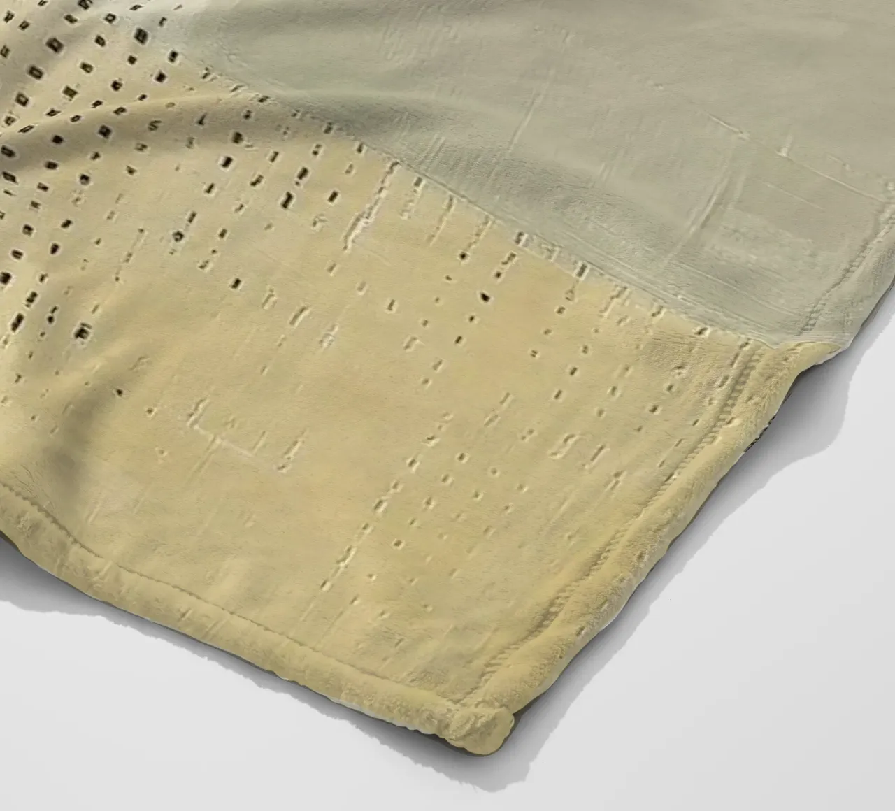 Structure of lightness fleece blanket by Carina Pop & Pastell