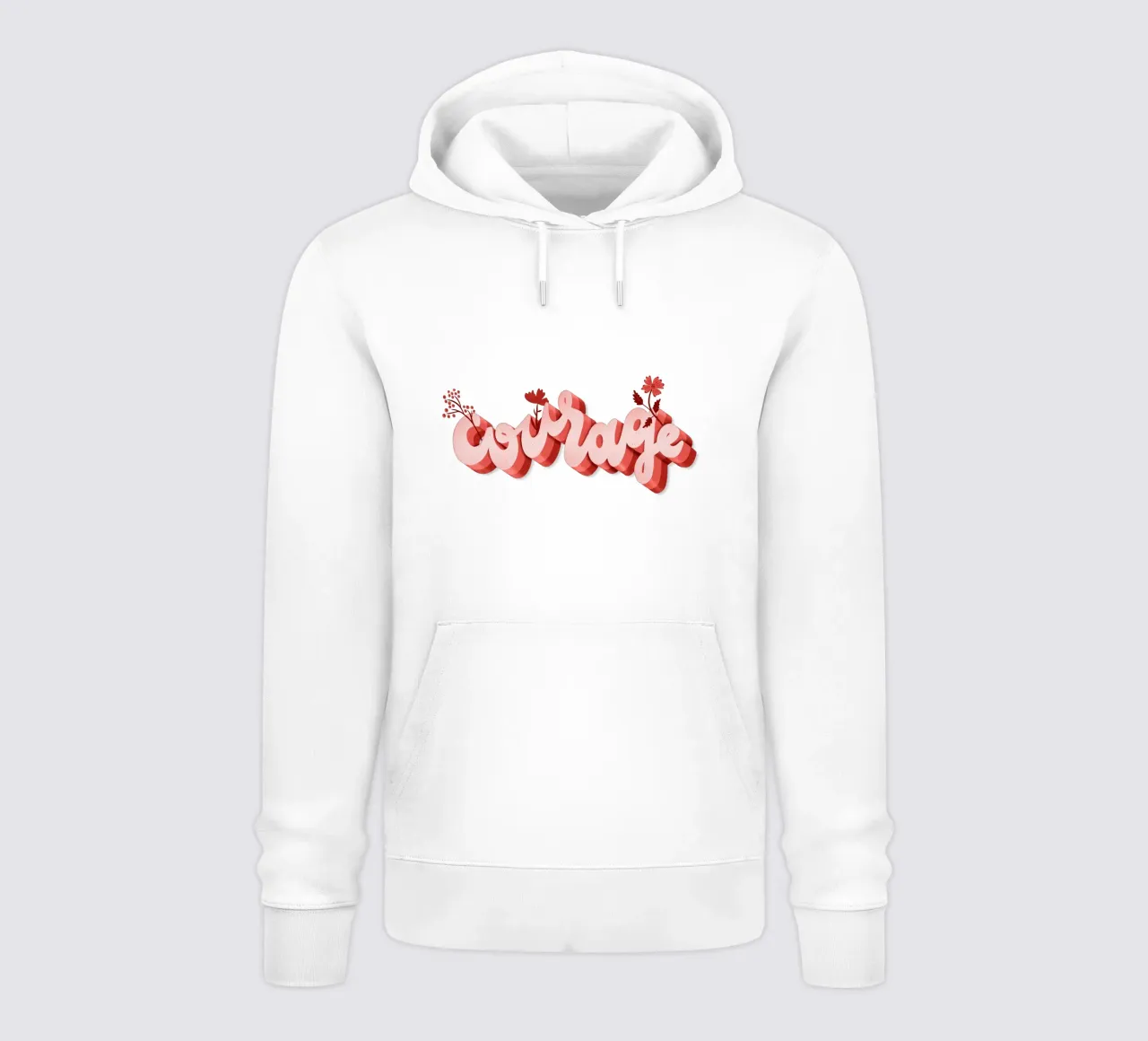 Il coraggio felpa con cappuccio da nicigabrieldesigns