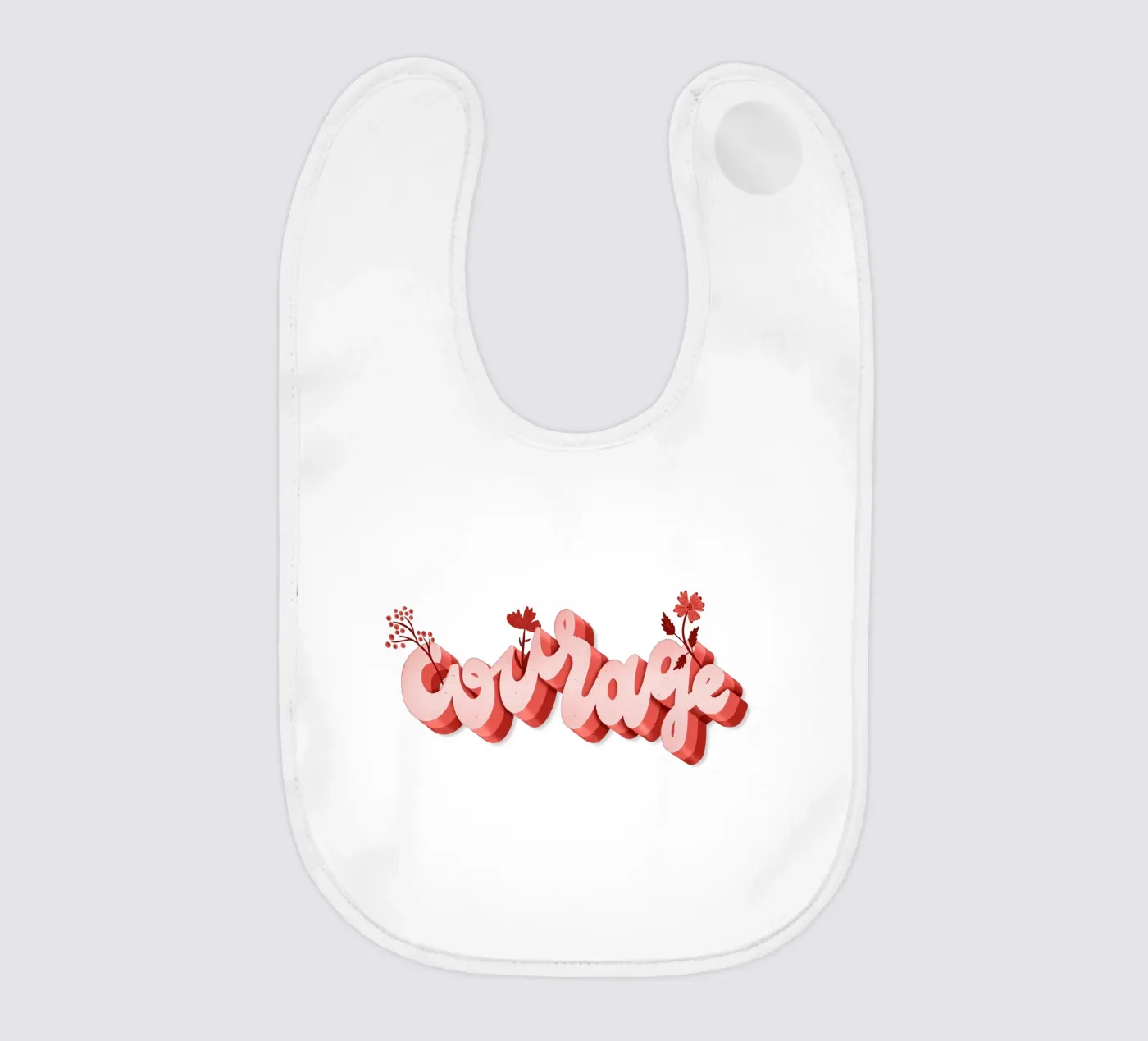 Courage baby slabbetje van nicigabrieldesigns