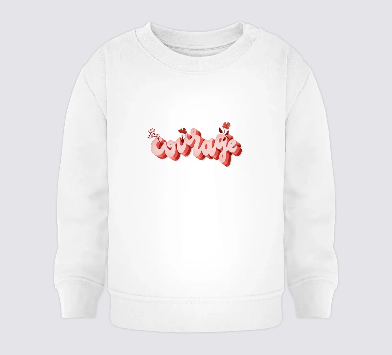 Il coraggio felpa neonato da nicigabrieldesigns