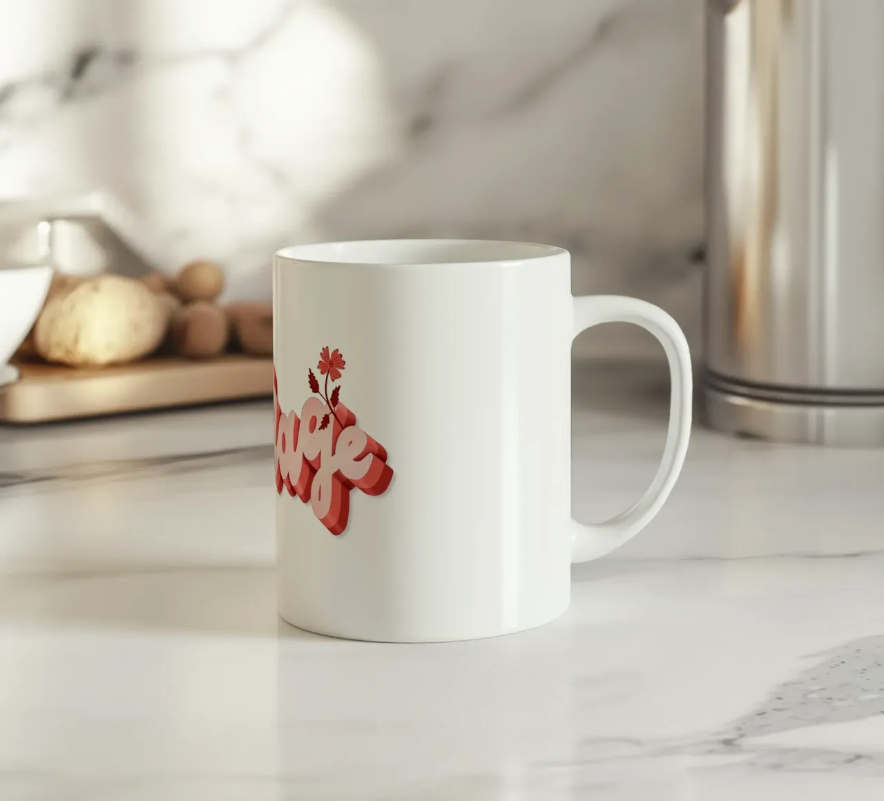 Il coraggio tazza in ceramica da nicigabrieldesigns