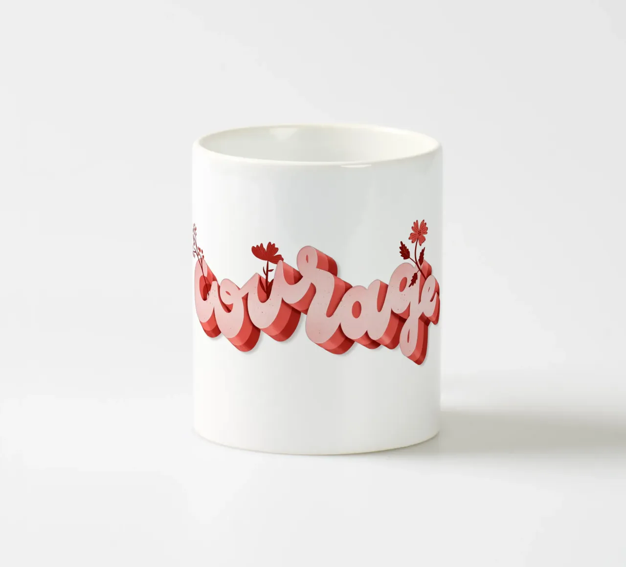Il coraggio tazza in ceramica da nicigabrieldesigns