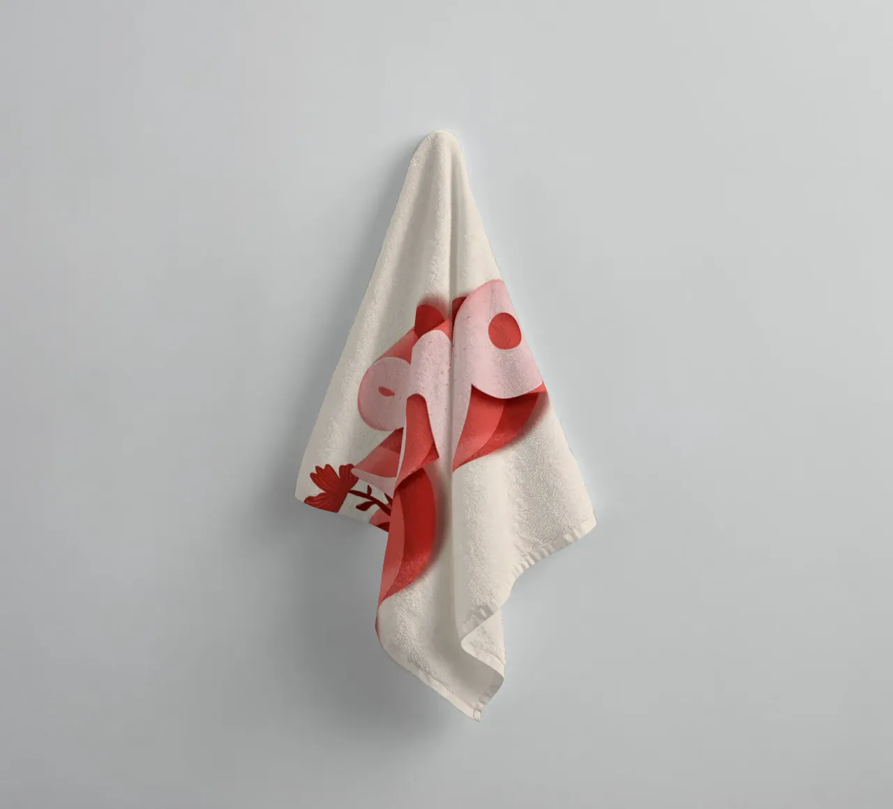 Il coraggio asciugamano da bagno da nicigabrieldesigns