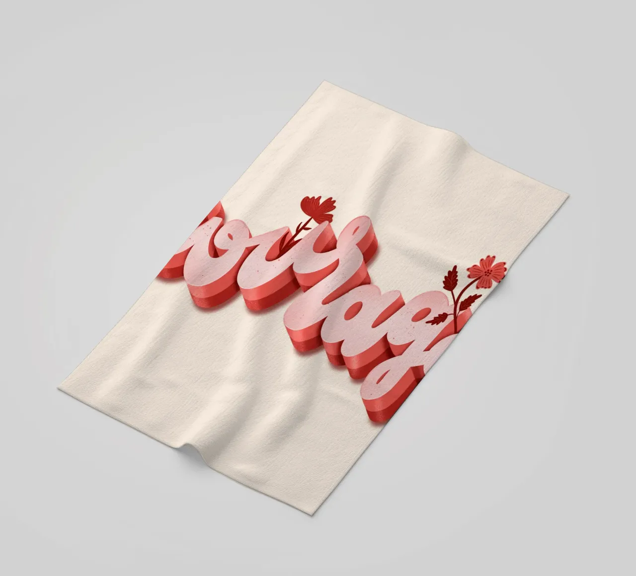 Il coraggio telo mare da nicigabrieldesigns