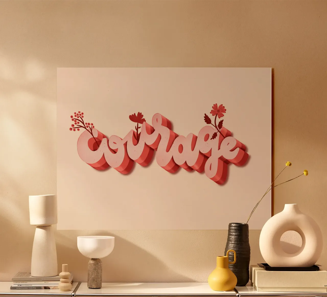 Il coraggio plexiglass da nicigabrieldesigns