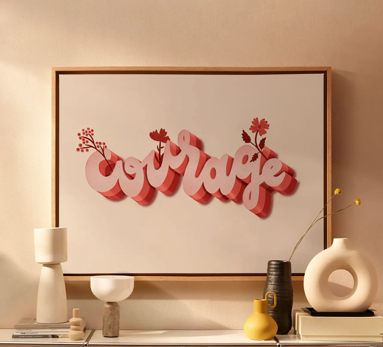 Il coraggio tela da nicigabrieldesigns