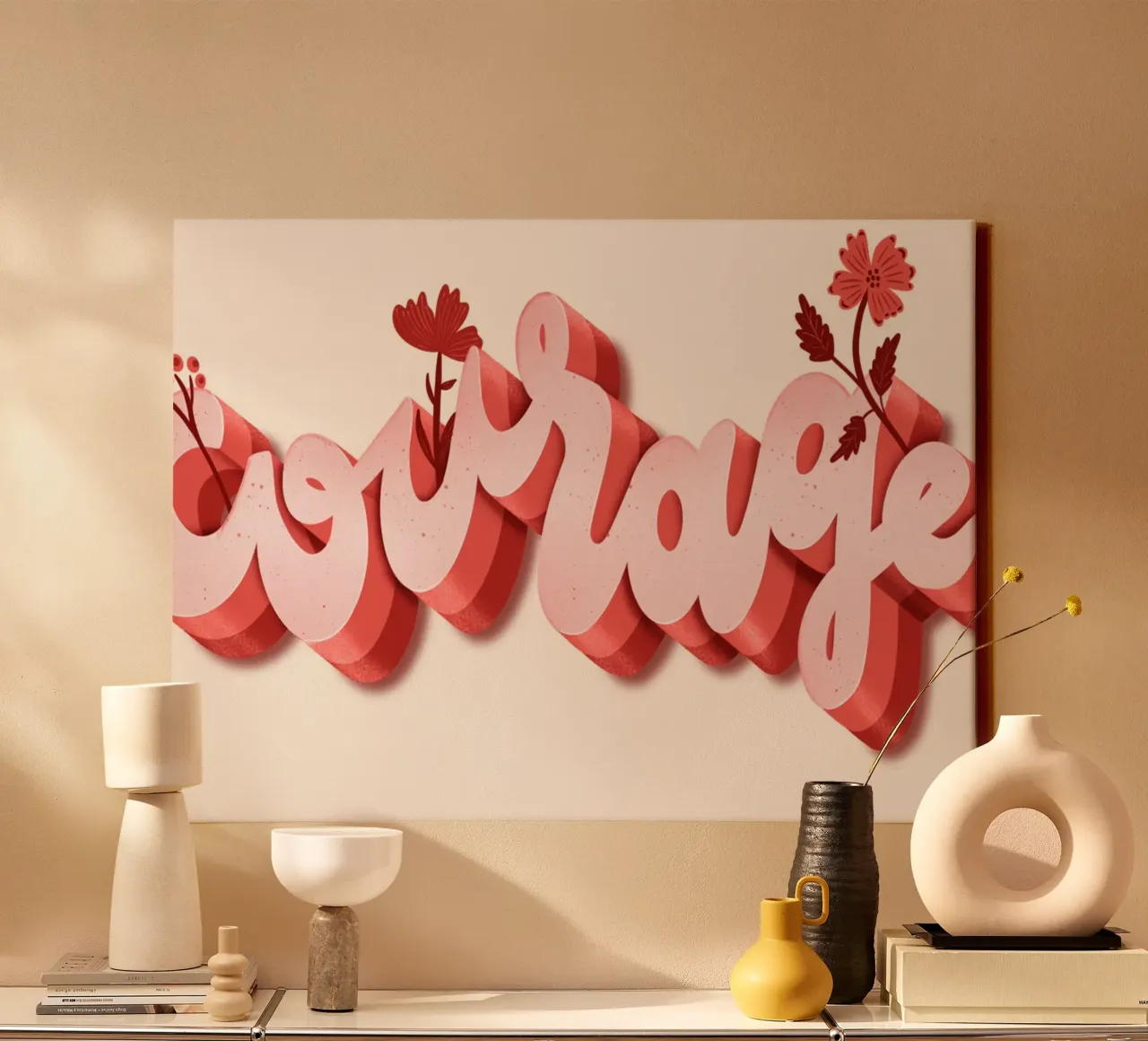 Il coraggio tela da nicigabrieldesigns