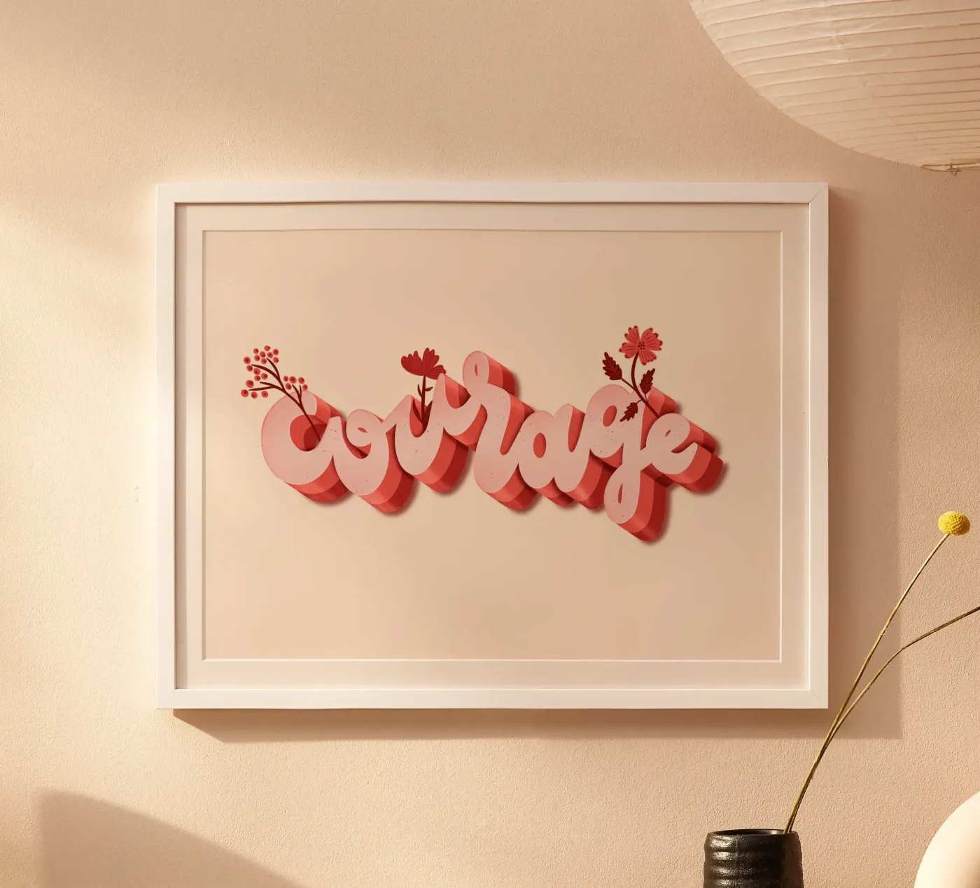 Courage poster da nicigabrieldesigns