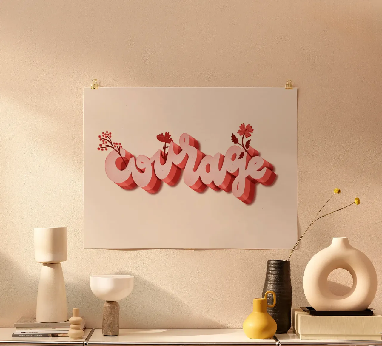 Moed poster van nicigabrieldesigns