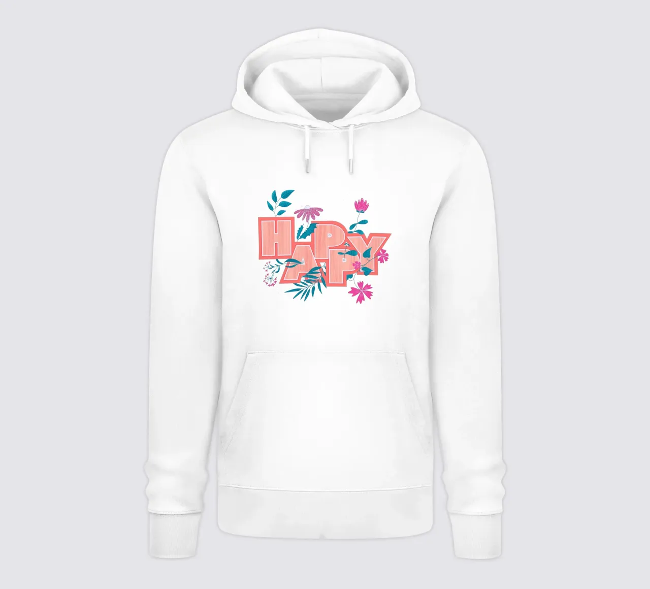 Happy felpa con cappuccio da nicigabrieldesigns