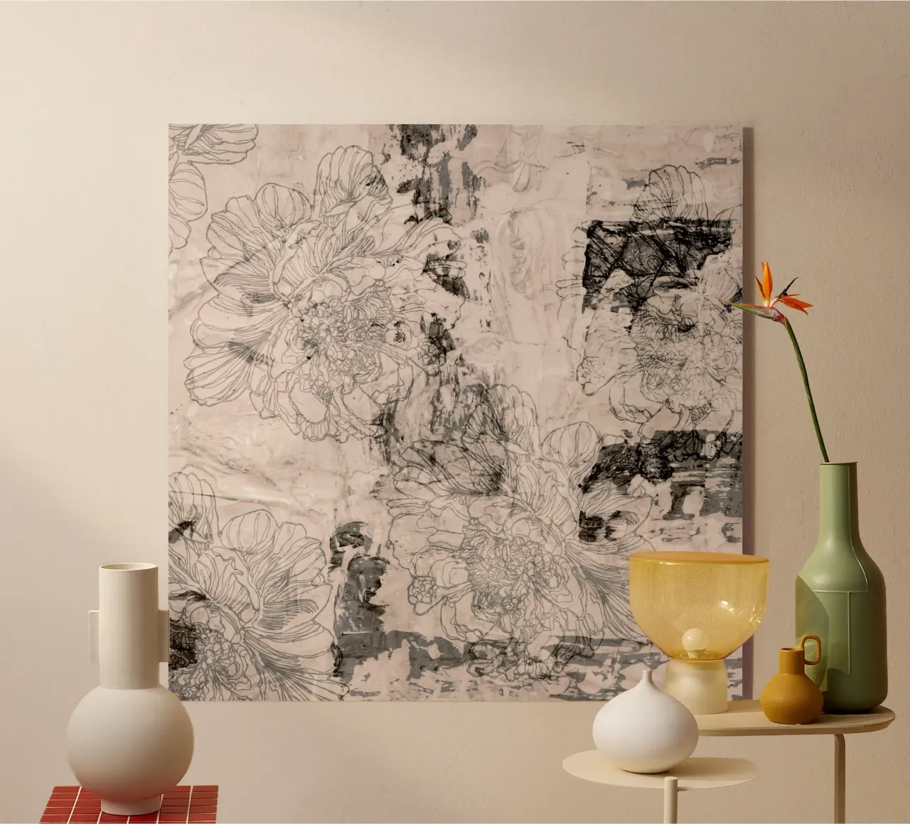 peonia plexiglass da k i m