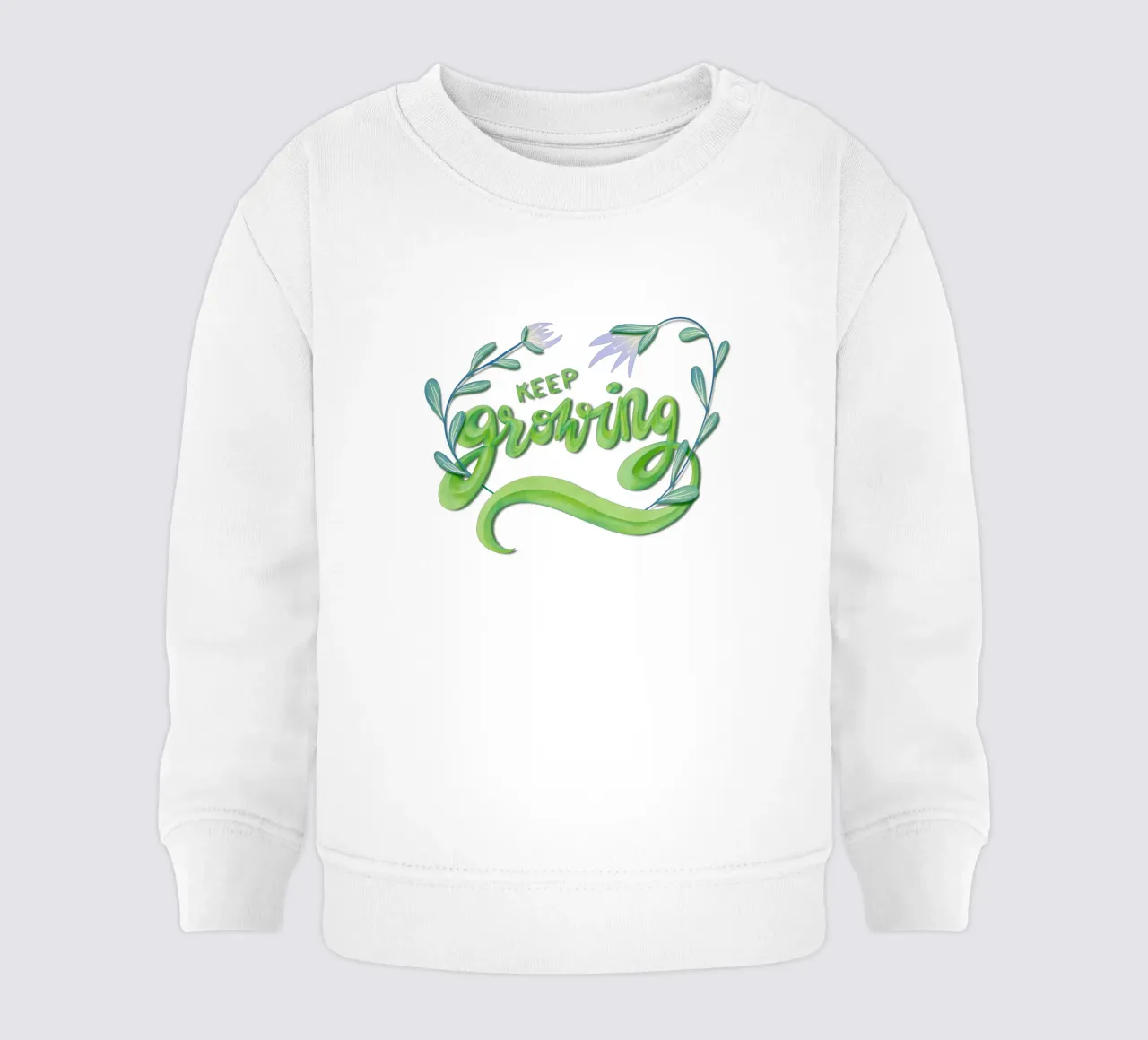 keep growing felpa neonato da nicigabrieldesigns
