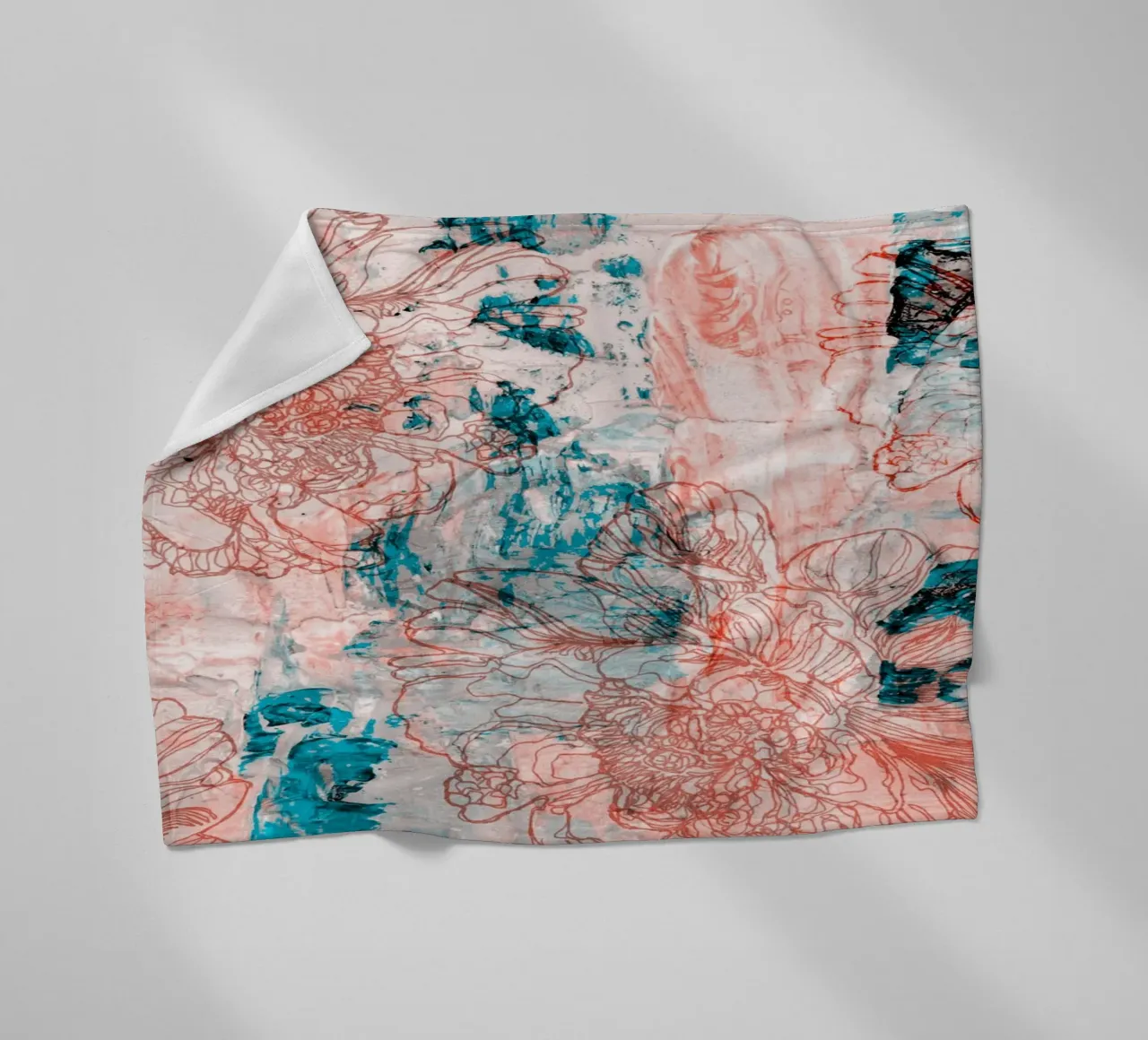 peony2 coperta in pile da k i m