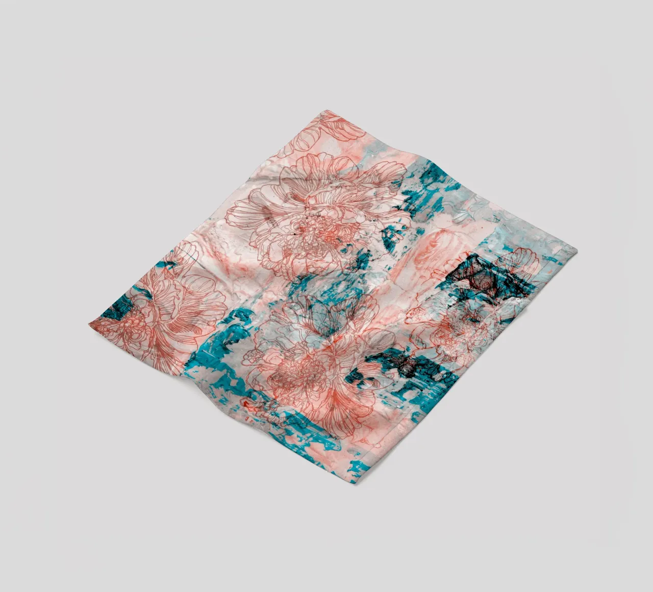 peony2 coperta in pile da k i m