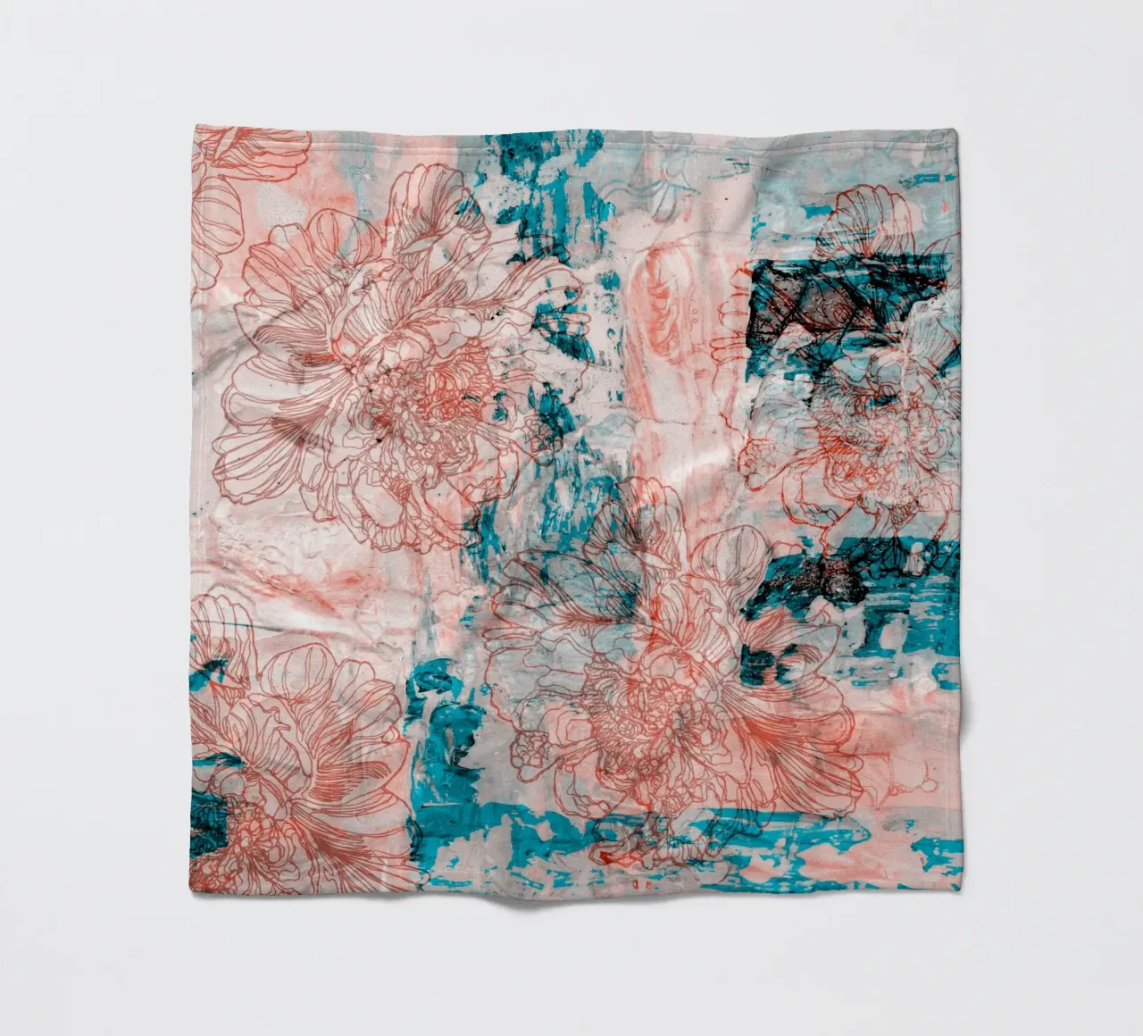 peony2 coperta in pile da k i m