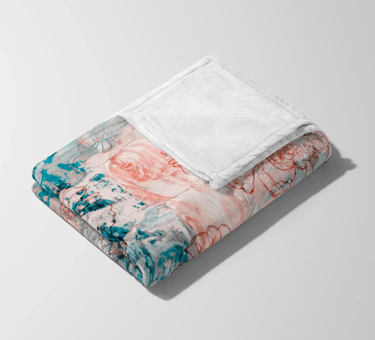peony2 coperta in pile da k i m
