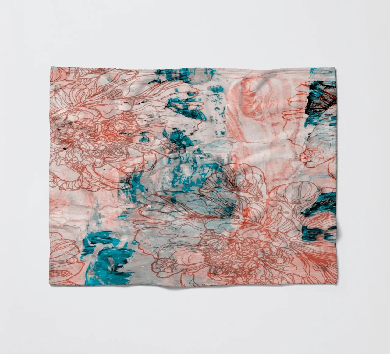 peony2 coperta in pile da k i m