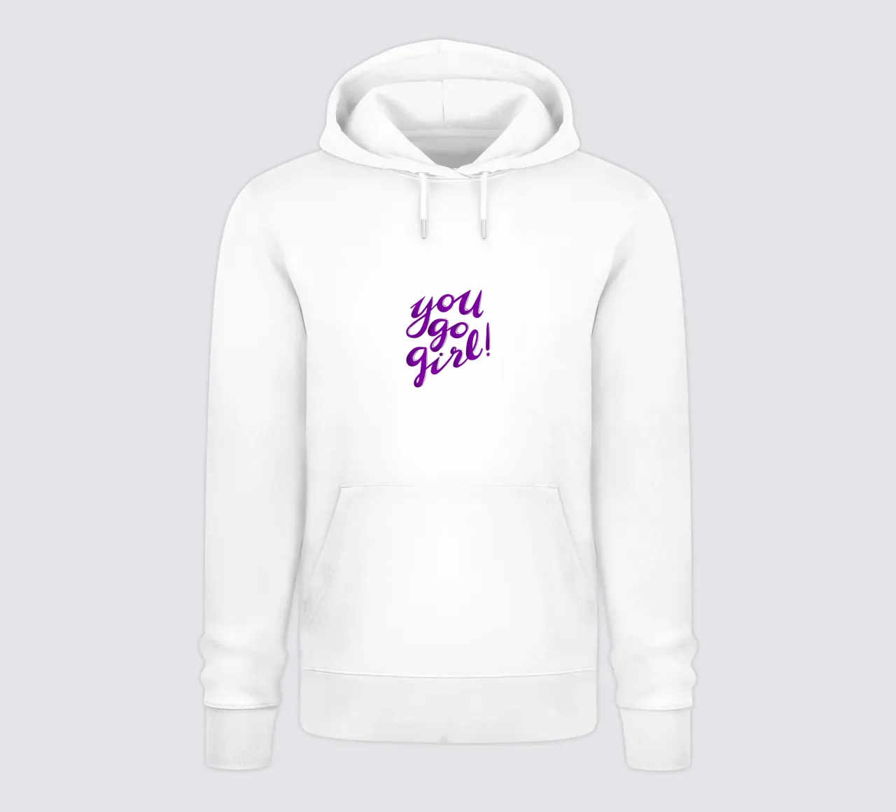 you go girl! felpa con cappuccio da nicigabrieldesigns