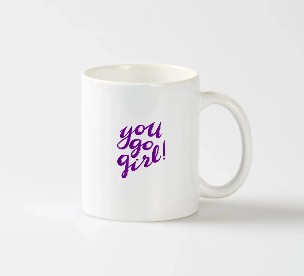 Vai così ragazza! tazza in ceramica da nicigabrieldesigns