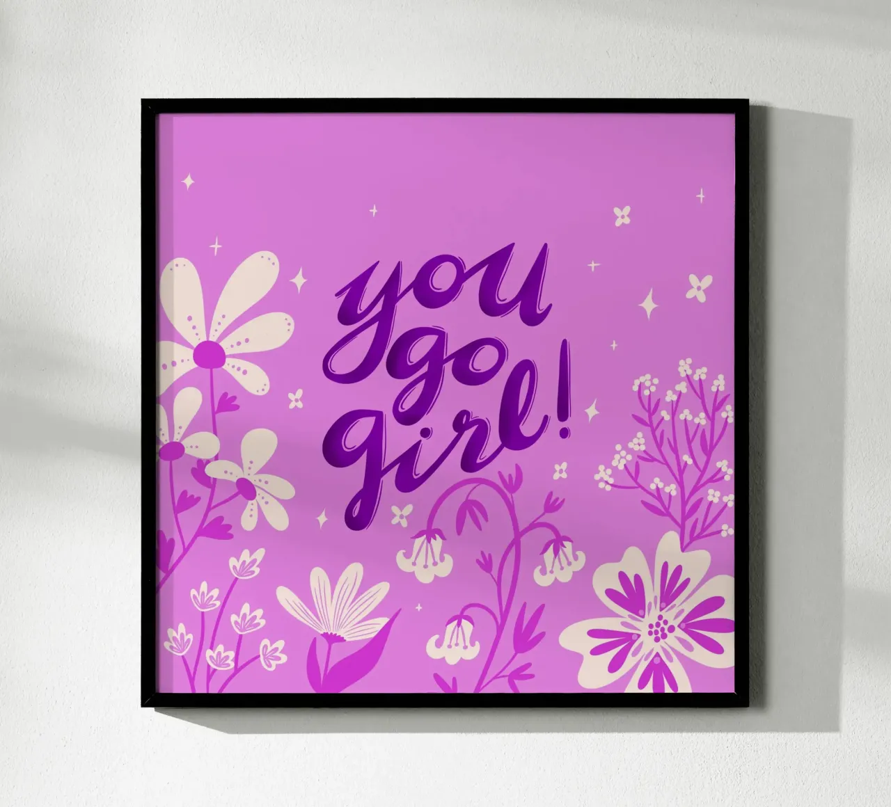 you go girl! poster van nicigabrieldesigns